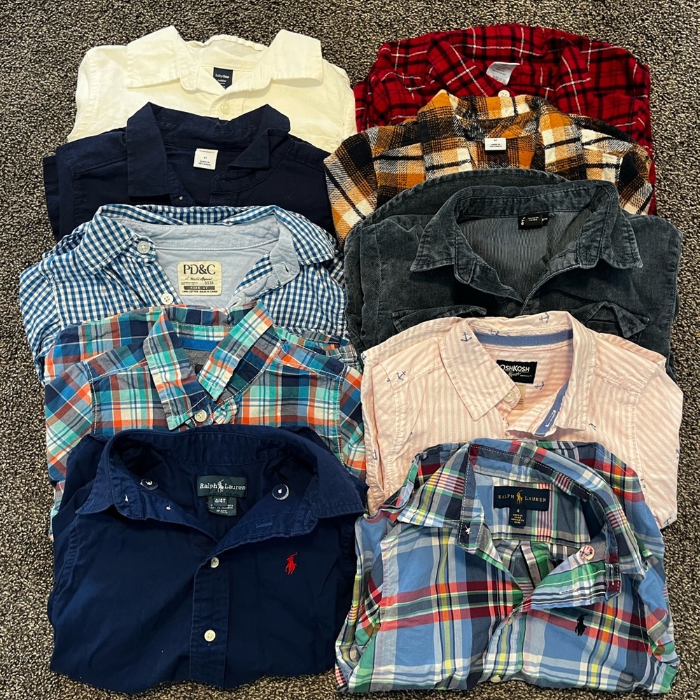 Toddler Boy Dress shirt bundle